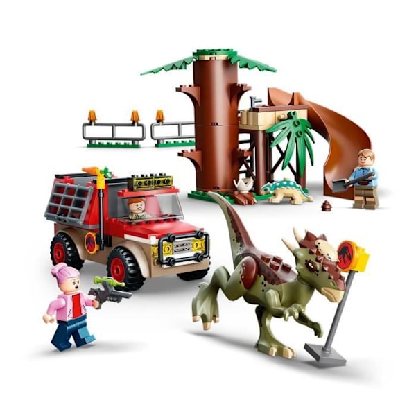LEGO® 4+ Jurassic World 76939 Stygimoloch Escape, Dinosaur Building Legetøj til børn fra 4 år og opefter med minifigurer
