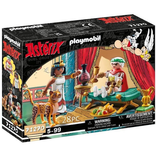 PLAYMOBIL 71270 Caesar ja Cleopatra, Asterix, Hahmot, Alkaen 5 vuotta Flerfärgad