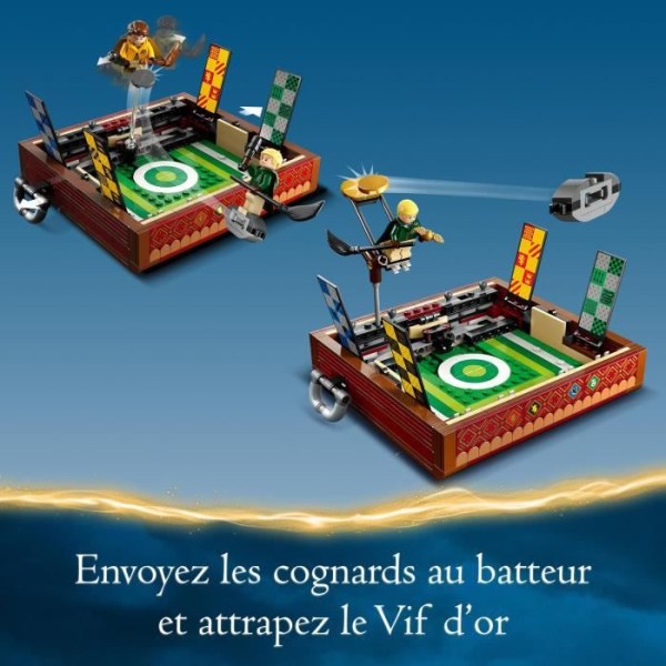 LEGO® Harry Potter 76416 Quidditch Trunk, 1- eller 2-spelares leksak, med 3 Quidditch-spel