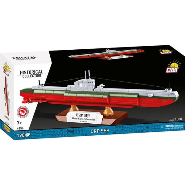 COBI 4856 - ORP SEP - RÖD FARTYG - BYGGSET