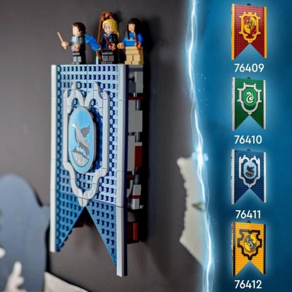 LEGO® Harry Potter 76411 Ravenclaws husvapen, leksak med 3 minifigurer och  Hogwarts-dekoration 5811 | Fyndiq