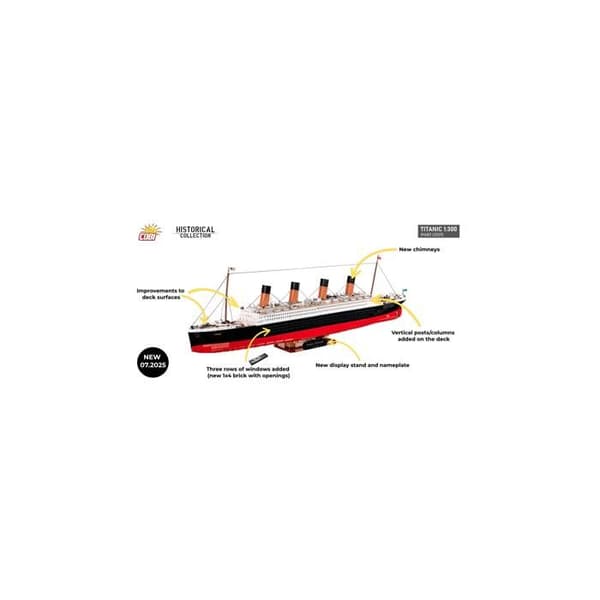Byggesæt - COBI - R.M.S. Titanic - Multifarvet - At samle selv - Til børn Flerfärgad