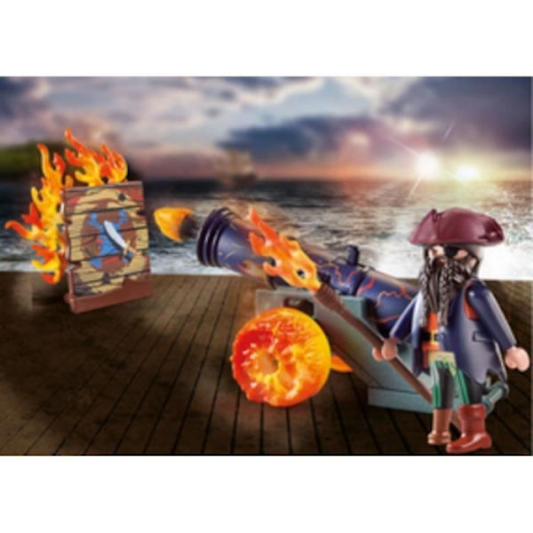 PLAYMOBIL - 71189 - Merirosvo ja tulikanuuna - Seka - Sisäkäyttöön - Lapsi Flerfärgad