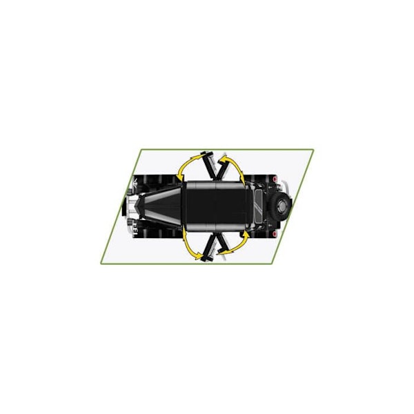 COBI 2266 Byggeklodser Sort