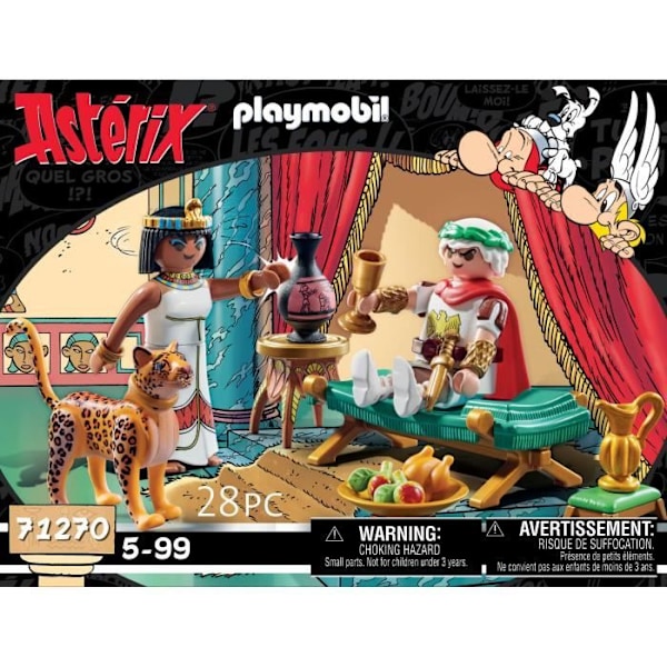 PLAYMOBIL 71270 Caesar ja Cleopatra, Asterix, Hahmot, Alkaen 5 vuotta Flerfärgad