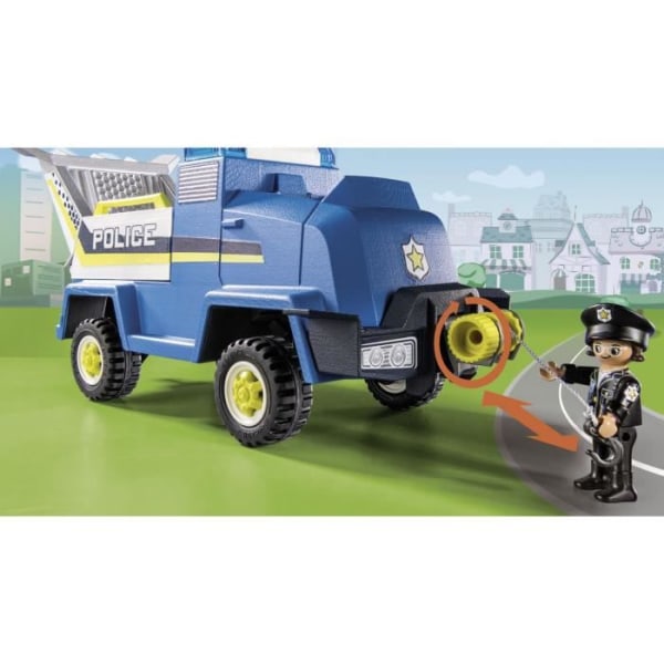 PLAYMOBIL - 70915 - DUCK ON CALL - Poliisiajoneuvo - 2 hahmoa ja 1 minipoliisiauto Flerfärgad