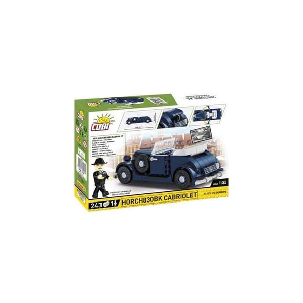 Cabriolet - COBI - Horch 830 BK - 1:35 - 243 elementer - Figurine Stefan Starzyński