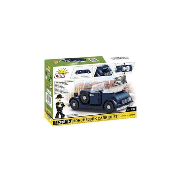 Cabriolet - COBI - Horch 830 BK - 1:35 - 243 elementtiä - Figuri Stefan Starzyński