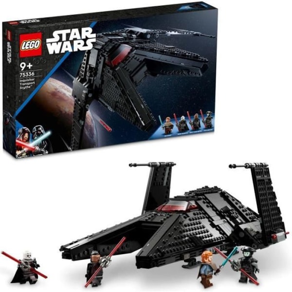 LEGO 75336 Star Wars Inkvisitorns skytiska skepp, rymdskeppsleksak, Grand  Inquisitor minifigur, Kenobi, barn 9 år gamla 886b | Fyndiq