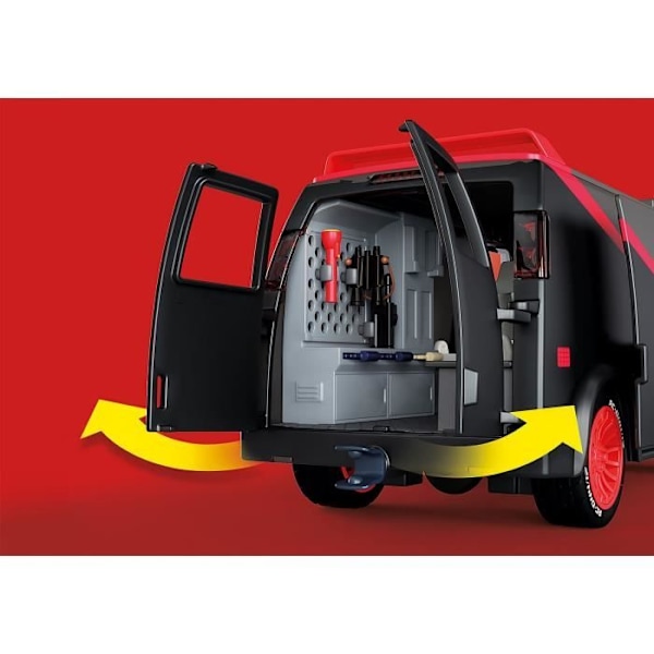 PLAYMOBIL 70750 All-Risks Agency pakettiauto, Klassiset autot, Aikuinen, Keräilijän auto Flerfärgad