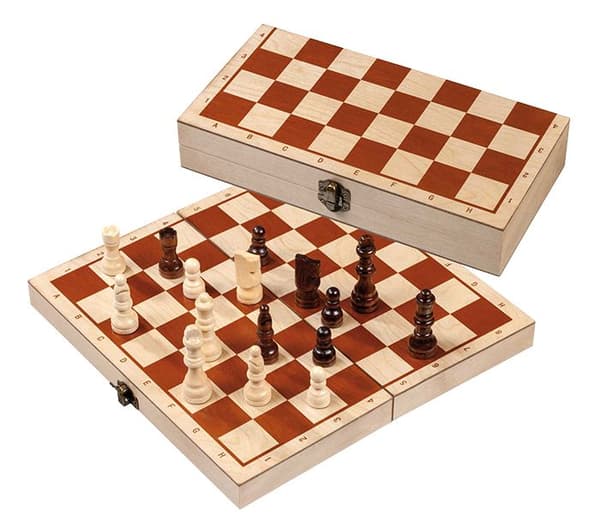 Philos 30mm shakkikassi Beige, brun och svart