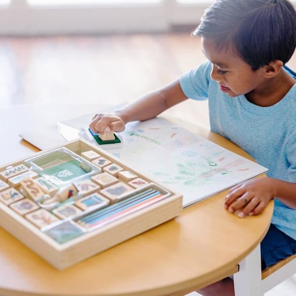 Melissa & Doug - Stempler Tropisk Skov Grön