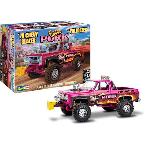 Maquette bil: 1978 Chevy Blazer Pulldozer Unik farve