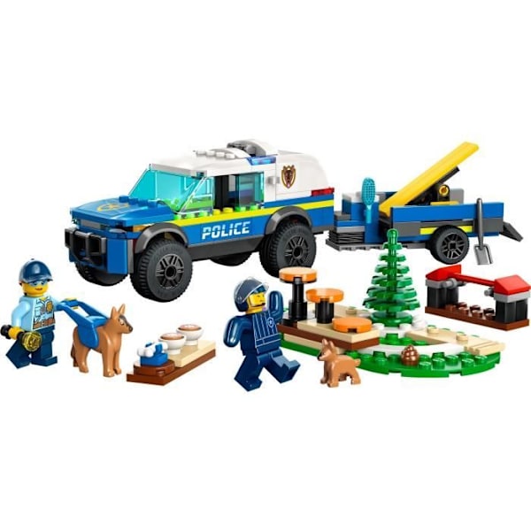 LEGO® City Police 60369 poliisikoiran koulutusleluauto perävaunulla Vit