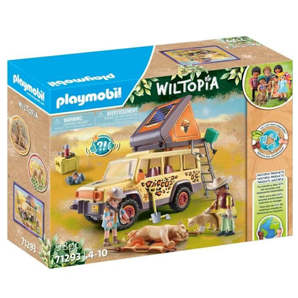 PLAYMOBIL 71293 Tutkijat mönkijällä, Wiltopia, 98 kpl, 4-vuotiaat ja sitä vanhemmat Flerfärgad