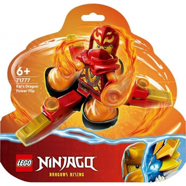 Leksak - LEGO - Ninjago Spinjitzu kullerbytta: kraften i Kais drake - 72 bitar - Från 12 år Röd