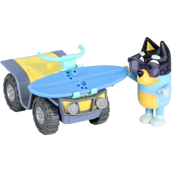 Ranta-alue BLUEY Bandit-figuurilla ja tarvikkeilla - Bluey Blå