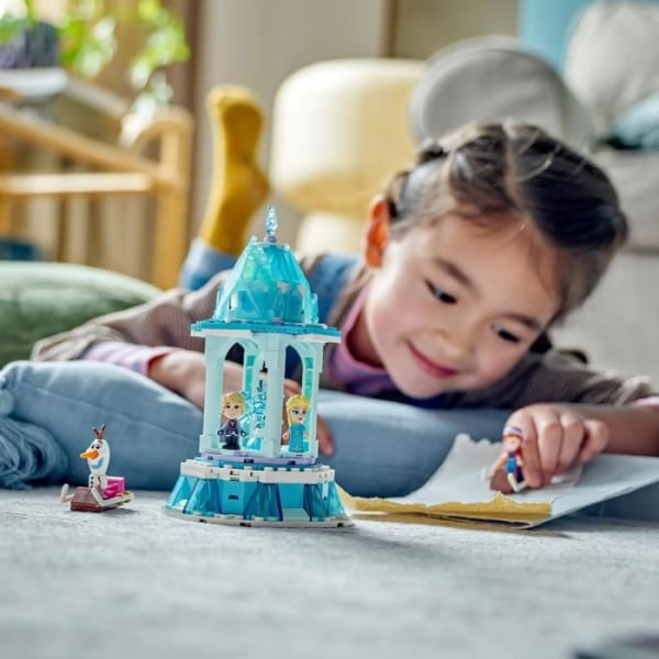 LEGO® Disney Princess 43218 Anna och Elsas magiska åktur, fryst leksak med Olaf-figur