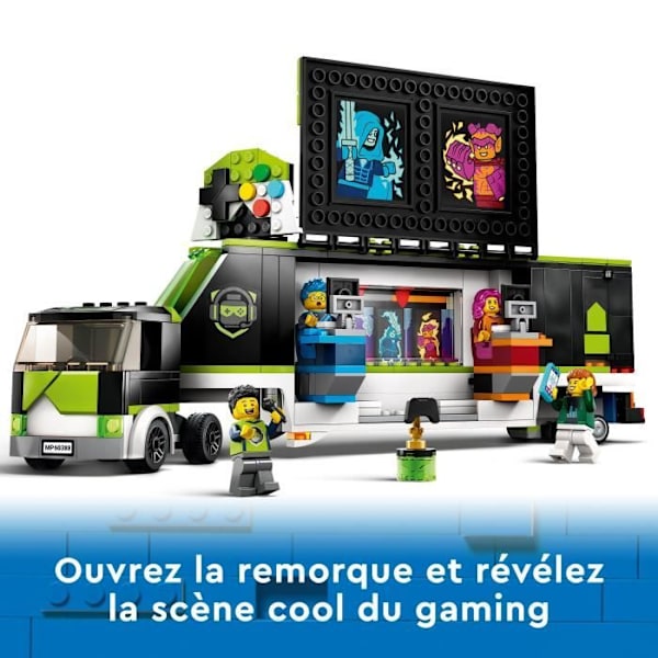LEGO® City 60388 videospilsturneringslastbil, børnelegetøj 7 år gammel, eSport-konkurrence Flerfärgad