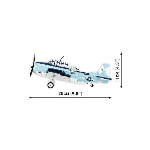 Model - COBI - Grumman TBF Avenger - 575 dele - Plast - At samle selv