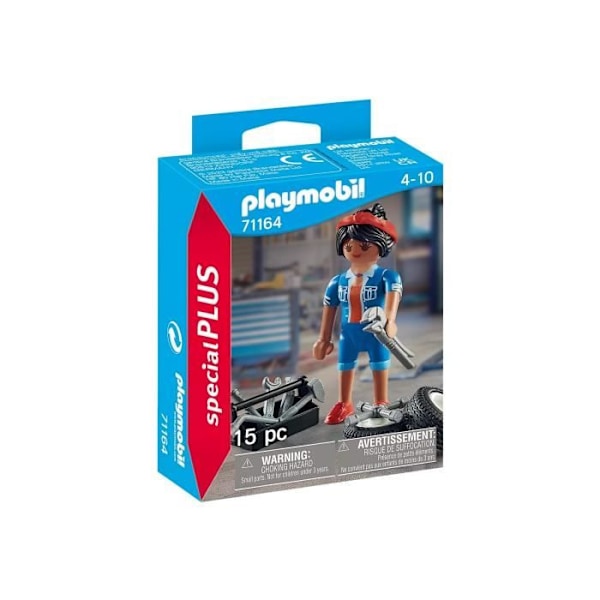 PLAYMOBIL - 71164 - Special Plus Mechanic - Blandat - 4 år - Blå Blå