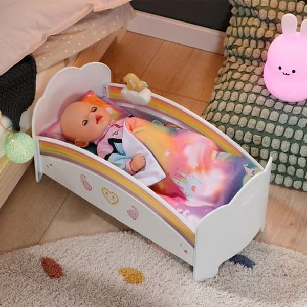 Baby born Rainbow säng för docka Ros