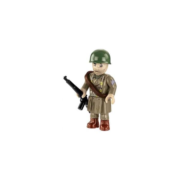 Byggelegetøj - COBI - M4A1 Sherman - 663 elementer - 2 figurer - Grøn Grön