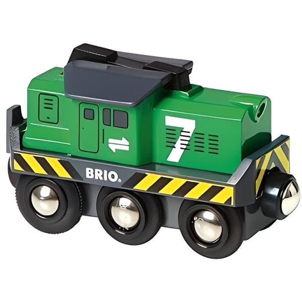 Batterigodslokomotiv - BRIO - Blandet - Grøn - Fra 3 år Grön