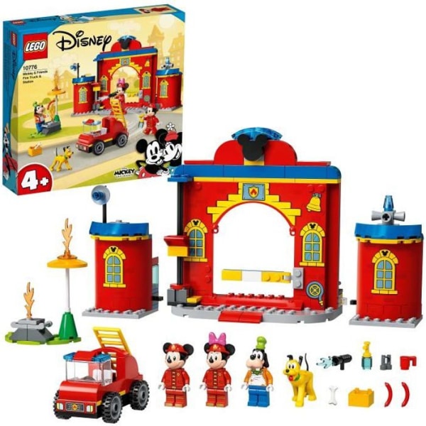 LEGO® 4+ 10776 Disney® Mickey and Friends brandstation och brandbil