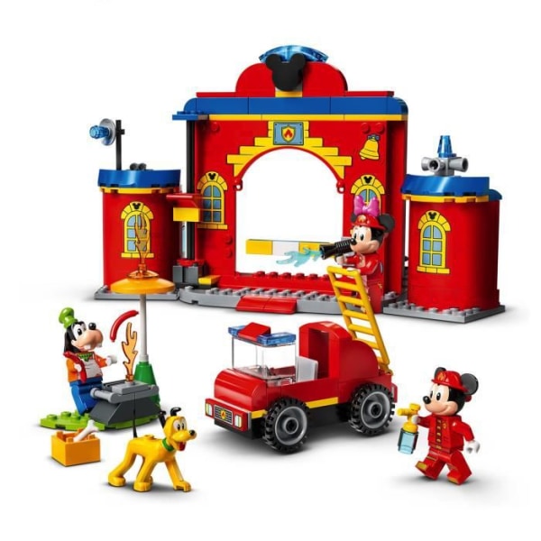 LEGO® 4+ 10776 Disney® Mickey and Friends brandstation och brandbil