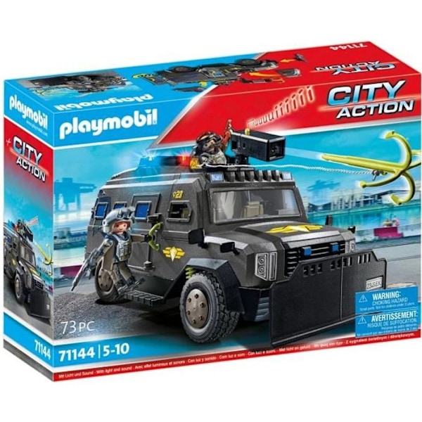 PLAYMOBIL - Specialstyrkans insatsfordon - Poliser - City Action - Elitenhet Flerfärgad