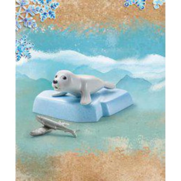 Rakennuspeli - Playmobil - BABY SEAL WILTOPIA - 5 kpl - Tutustu eksoottisiin eläimiin Flerfärgad