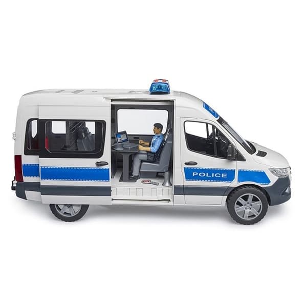 MB Sprinter politiets indsatsvogn vit/svart/blå
