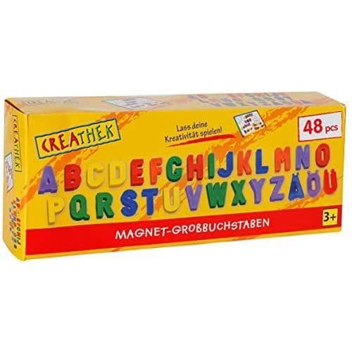 Leluyhtiö Creathek Magneettiset Isot Kirjaimet (48A Kappaletta)