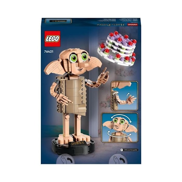 LEGO® Harry Potter 76421 Dobby the House Elf, figurlegetøj, gave Flerfärgad