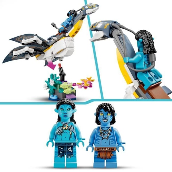 LEGO® Avatar 75575 Opdagelsen af Ilu, legetøj, med minifigurer, Vandets vej Vit