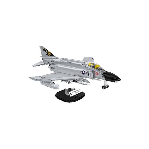 Rakennussarja - COBI - F-4 Phantom II - 703 palikkaa - Harmaa - 1:48 Grå