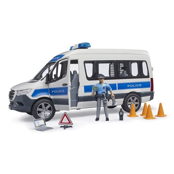 MB Sprinter politiets indsatsvogn vit/svart/blå