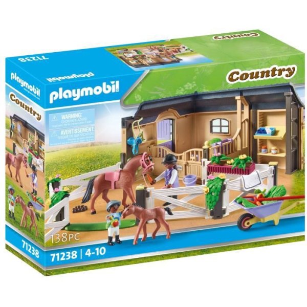PLAYMOBIL - 71238 - Country - Stall och arena för hästar