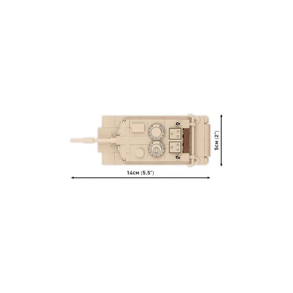 Modell - COBI - Abrams M1A2 - 1:72 - 174 elementer - Beige