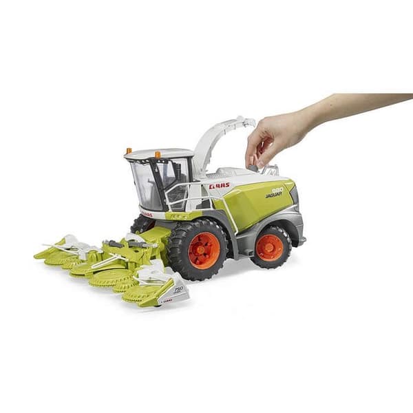 Claas Jaguar 980 - BRUDER - Diesel V12 - Lelut lapsille Grön