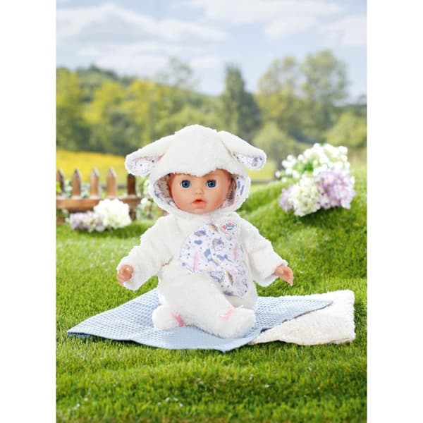 Lampaan haalari nukelle 43 cm söpö eläin pyjama