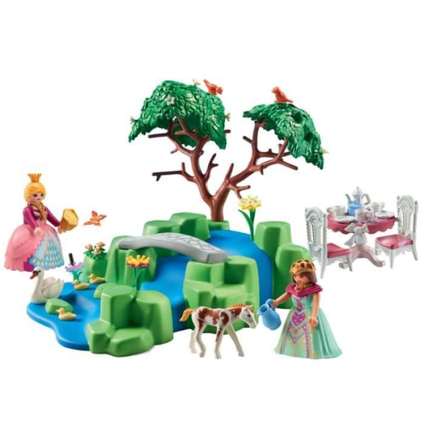 PLAYMOBIL - 70961 - Prinsessat - Royal Picnic - 74 kpl - Vesiputous ja tarvikkeet Flerfärgad