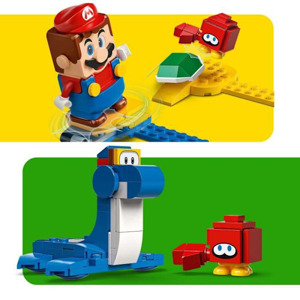 LEGO® 71398 Super Mario Dorrien merenrantalaajennussetti, rakennuslelu rapulla 6-vuotiaille lapsille Flerfärgad