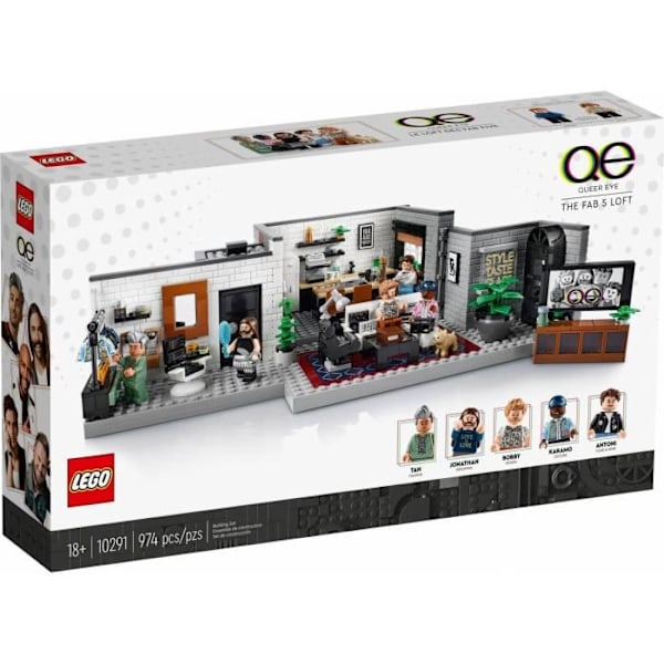 Rakennuspelit - Lego - 10291 - 974 elementtiä - Aikuisille - Sekalaiset