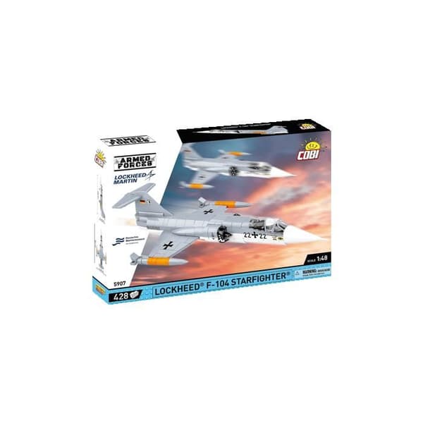 COBI -5907 LOCKHEED F-104 STARFIGHTER - BYGGESÆT - GRÅ