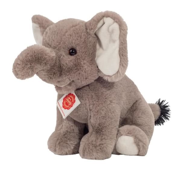 Doudou elefant siddende 25 cm Hermann Teddy
