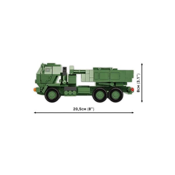 Maquette - COBI - M142 HIMARS - Plast - Grå - At samle selv