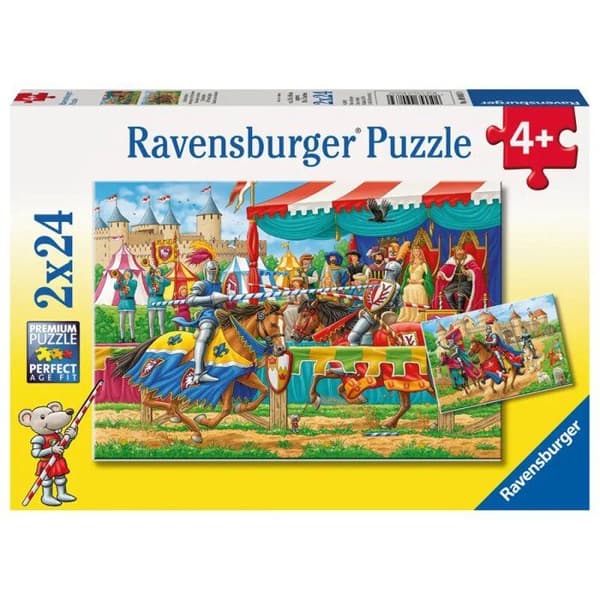 Ravensburger Puzzle Hos riddarna 2 x 24 bitar