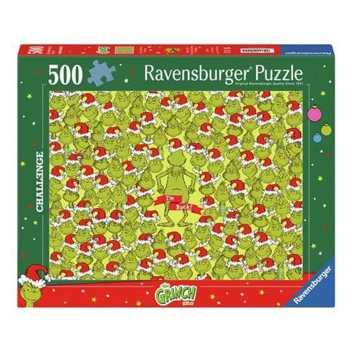 Palapeli - RAVENSBURGER - Merry Grinchmas Challenge - 1000 palaa - Aikuisille - Monivärinen